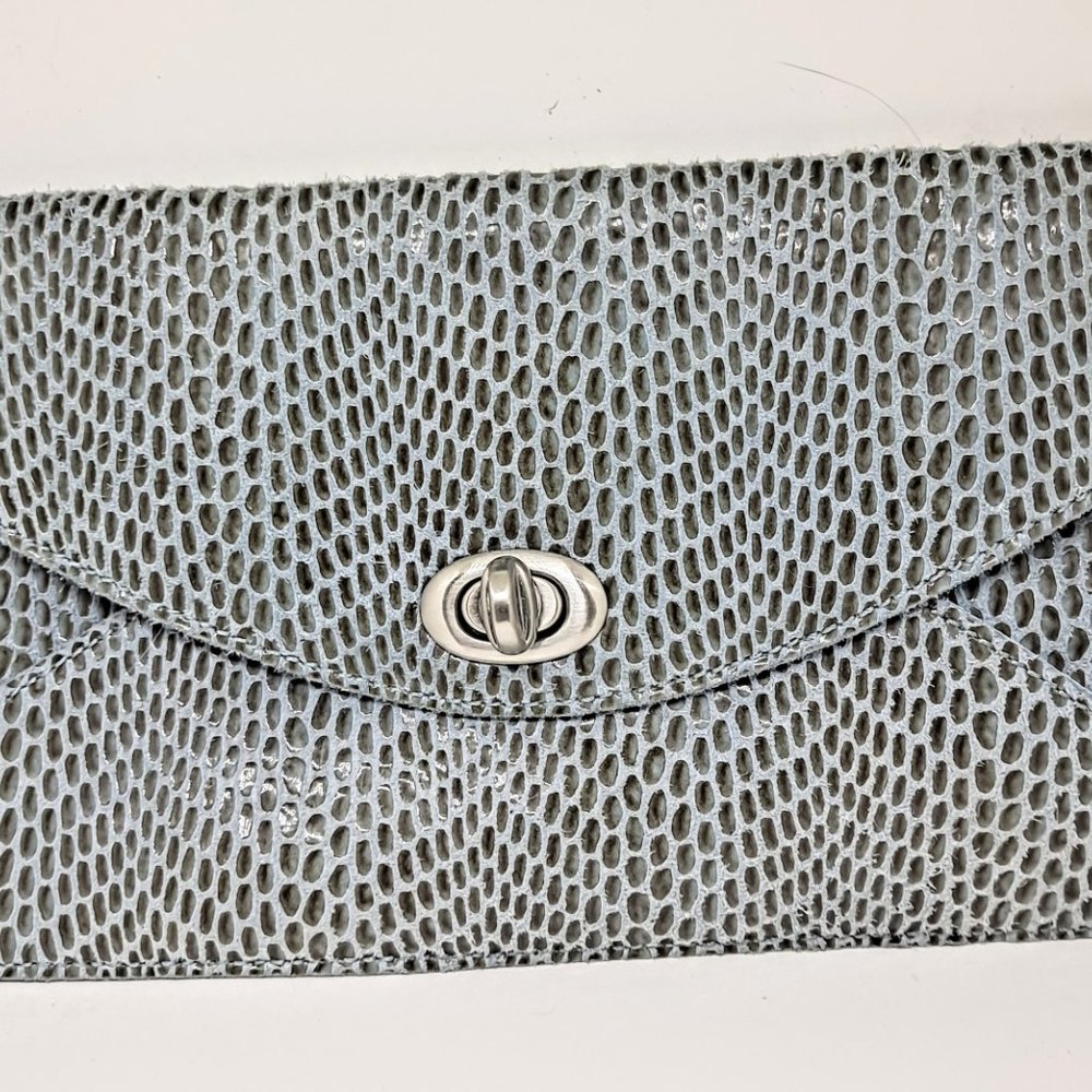 Sorial "coco"  textured leather clutch